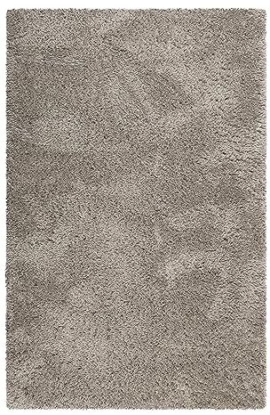 Wecon Home Kuschelig weicher Esprit Hochflor Teppich, bestens geeignet fürs Wohnzimmer, Schlafzimmer, Kinderzimmer und Flur Yogi (133 x 200 cm, beige Sand)