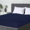 Utopia Bedding Gesteppter Matratzenschoner 180 x 200 cm, Spannmatratzenauflage, Tiefe Tasche Matratzenbezug dehnt Sich bis zu 38 cm (Marineblau)