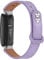 Gimuk Leather Strap Compatible with Fitbit Inspire 2 Strap Women Men, Genuine Leather Sport Wristband Replacement bands Bracelet for Fitbit Inspire HR/Inspire/Ace 2/Ace 3 (Purple)