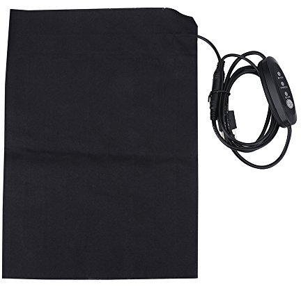 Coussin Chauffant USB, Coussin Chauffant éLectrique LéGer 5 V 2 A pour VêTements, éLéMent Chauffant éLectrique, Feuille Chauffante, Tapis Chauffant en Fibre de Carbone pour RéChauffer les éPaules, le