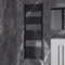 NRG Black Straight Central Heating Towel Rail Bathroom Heated Rad Radiators Ladder Warmer - 1800×600mm