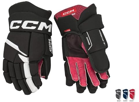CCM Next Handschuhe Junior HGNEXT23, Größe:10 Zoll, Farbe:rot/weiß