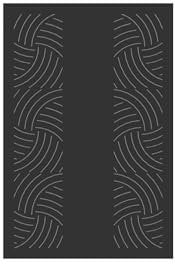 LE MARQUIER - Plaque murale Essentiel Noire L80 H120