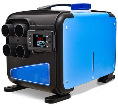 Gtzly Chauffage Camping Car 2KW-5KW, Chauffage Diesel Tout-en-Un avec éCran LCD, TéLéCommande, Chauffage Rapide, Alliage Plastique/Aluminium (Color : Plastic Air Outlet)