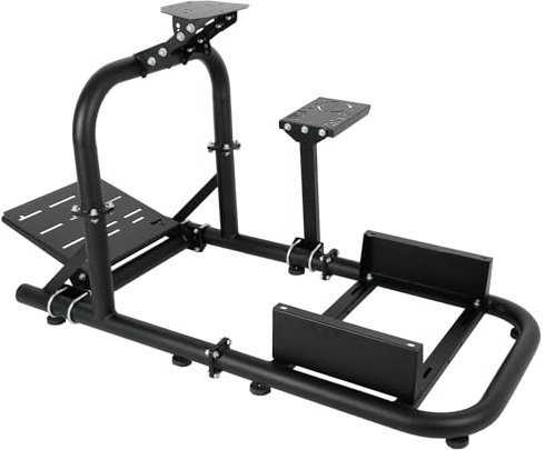 Dardoo Racing Simulator Cockpit Compatible with Logitech/Fanatec/Thrustmaster G27, G29, G920, G923, T300RS, T500R, Excludes Steering Wheel, Pedals, Hand Brake and Seat