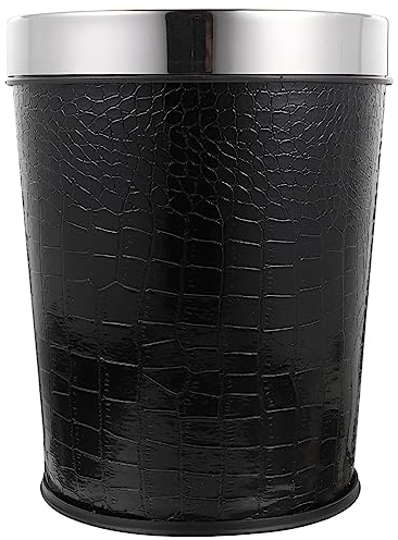 ABOOFAN Poubelle Rétro Noire Pour Chambre À Coucher Poubelle Pratique Pour La Maison