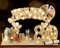 Giftota Original 80. Geburtstag Geldgeschenke Holz mit LED Lichterkette, Geschenke zum 80 Geburtstag Mann Frau, 80. Geburtstagsgeschenk Dekoration