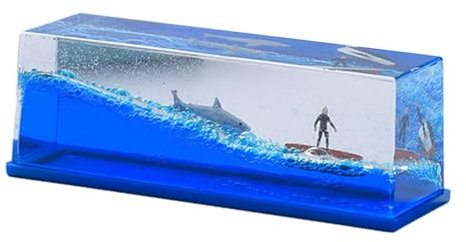 Baoblaze Ship Fluid Drifting Bottle Unsinkable Boat in A Box, C