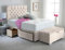 ComfoRest - Luxurious 5FT King Size Bed with Mattress | Ottoman Storage Box and Spacious Set | Functional Frame with 4 Drawers for Storage (Cream Naples)