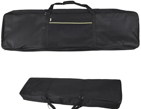 E-Piano, custodia per tastiera elettronica, 88 tasti, custodia per tastiera ispessita per viaggi, impugnatura ergonomica, antiurto, 136 x 33 x 17 cm, vedi descrizione, Vedi descrizione