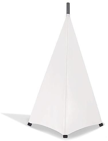 Lautsprecherständer-Abdeckung, Weiße Lautsprecherständer-Tasche, DJ-Lautsprecherständer, Bühnen-Lautsprecherständer-Abdeckung für Bühnenauftritte, Hochzeiten,