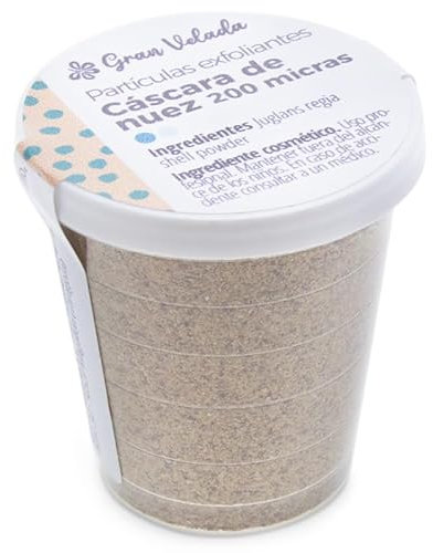 Peeling-Partikel aus Walnussschale, 200 Mikron, ideal für Gesichtsprodukte, 100 ml