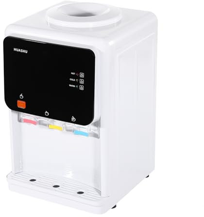 Dispensador de agua eléctrico, dispensador de refrigeración por agua, dispensador eléctrico de agua fría y caliente para escritorio, dispensador de agua eléctrica con agua caliente y fría para cocina