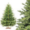 FairyTrees Weihnachtsbaum künstlich 180 cm ALPENTANNE Premium mit Christbaum Holzständer | Made in EU | Tannenbaum künstlich mit Naturgetreue Spritzguss Elemente