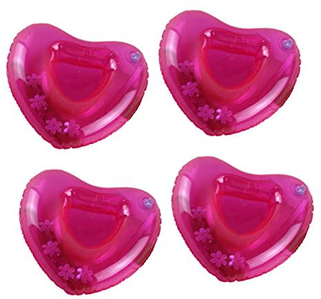 JOINPAYA Aufblasbarer Getränkehalter Für Pool PVC Herzförmig Strandparty-zubehör