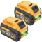 2X 9000mAh FlexVolt XR Akku für Dewalt DCB609 DCB606 DCB612 DCB184 DCB546 DCB200 DCB182 DCB201 kompatibel mit 18 V kabellosen Elektrowerkzeugen 9,0Ah Lithium-Ionen-Akku mit großer Kapazität 20 V/60 V