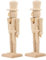 GETAJGHSD 18cm Holz Nussknacker Ornament Farbe Weihnachten Nussknacker Figuren Für Hause