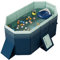 KMDZDZGS Piscine pliable pour chien - Piscine familiale pliable non gonflable - Piscine de jardin pour adulte - Piscine familiale d'été - 160 x 120 x 47 cm