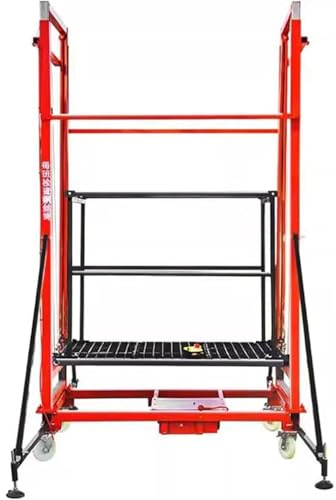 Regolabile Piattaforma elevatrice elettrica for ponteggi con telecomando, altezza di sollevamento pieghevole 6 m Multifunzionale