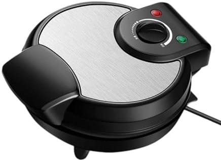 Electric Waffle Cone Maker Non Stick Deep Fill Waffle Iron, Belgian & American Waffle Machine, 1200W Breakfast Snacks Machine for Home Baking And Egg Roll Preparation