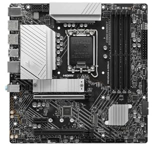 Carte Mere pc Carte mère DDR4 128 Go PCI-E 4.0 SATA3. M.2 Micro-ATX Fit for MSI Pro B760M-A DDR4-II Intel B760