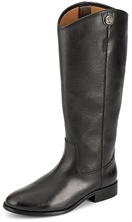 Frye Melissa Button 2, Stivali da cavallerizzi Donna, Nero Crust Laredo, 38.5 EU
