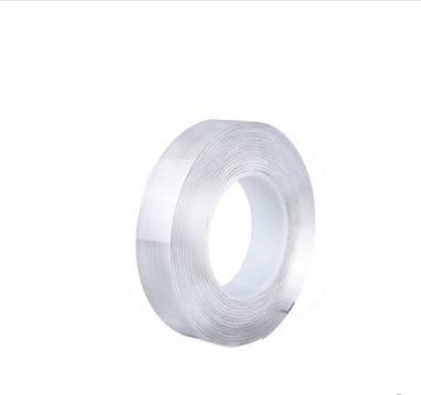 YIKEF Waschbares Spurloses Klebeband,5M Nano Entfernbares Klebeband,Wiederverwendbares Klebstoff Klebeband Extra Starke Klebekraft, Wasserdicht, Hitzebeständig, Abnehmbar, Rückstandsfrei.