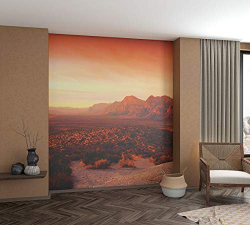 marburg Fototapete XXL Orange Rot Motiv Natur Tapete für Schlafzimmer Wohnzimmer oder Küche 100% Made in Germany PREMIUM QUALITÄT 2,70m x 2,12m 32548