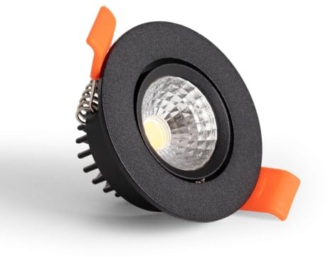LEDKIA LED Downlight Einbaustrahler 3W Rund COB CRI90 Ausschnitt Ø 55 mm Sc