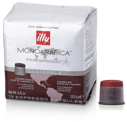 Illy Iperespresso Arabica Selection Guatemala avec Notes de Chocolat - 1 x 18 Capsules pour Café Espresso (120,6 Grammes)
