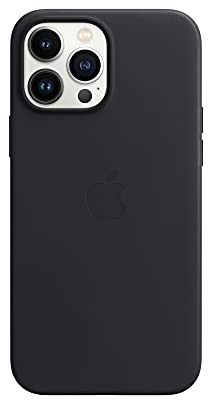 Apple Leather Case with MagSafe (for iPhone 13 Pro Max) - Midnight