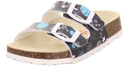 Superfit Jungen Fussbettpantoffel Pantoffeln, Blau Mehrfarbig 8120, 25 EU