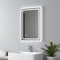 EMKE Bathroom Mirror with LED Lights - 400x600mm Backlit LED Illuminated Bathroom Mirror with Demister Heat Pad, Makeup Vanity Touch Mirror with LED Lights