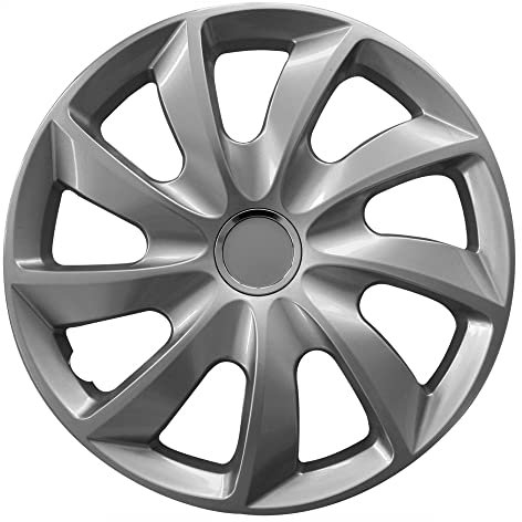 RADKAPPEN-KÖNIG 1STÜCK EINZELN 14 Zoll 14 RKK05 Silber Radkappe Radzierblende