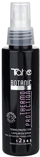 Tahe Botanic Styling Thermo Protection Spray Termo-Protector Ideal para Proteger del Uso de Planchas y Secadores, Fijación 2, 100 ml