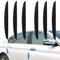 HONSCZEC Brands Hosawtek Lot de 6 protections de bord de portière de voiture en caoutchouc profilé pour tous les véhicules – Facile à installer en utilisant un support hautement adhésif – Protège