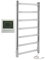 Manissa Selby Electric Stainless Steel Towel Rail Towel Warmer Mirror Polished Finish + 7 Day Timer and Thermostat (500 x 800)