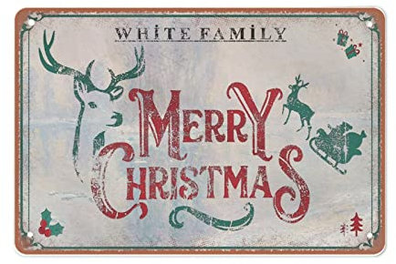 Have Yourself A Merry Little Christmas Schild, Urlaubsspaß, moderne Bauernhaus-Weihnachtswanddekoration, Vintage-Druckkunst, Metall-Blechschild, Wanddekoration, Mannlochbar, Heimdekoration, 30 x 40 cm