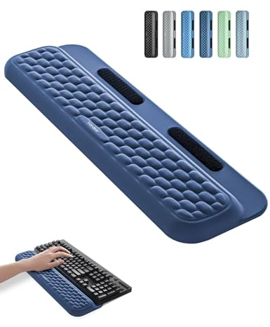 Vaydeer Tastatur-Handgelenkauflage, strapazierfähiges und glattes Lycra, ergonomisches Massage-Design, Handgelenkstütze, um den Druck auf das Handgelenk zu lösen und Karpaltunnelsyndrom zu verhindern