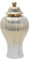 Ingwerglas Vase Deko Ingwergläser Chinesische Keramik-Ingwerglas-Blumenvasen Mit Deckel, Goldene Emaille-Porzellanvase, Tempelgläser, Tee-Vorratsglas Ingwer Glas Vorratsglas ( Color : Gold , Size : 16