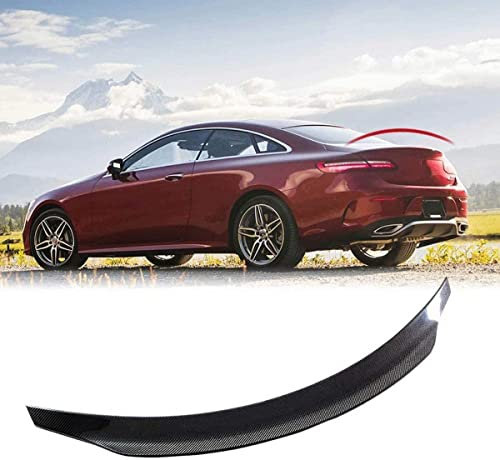 Premium Kohlefasermaterial Auto Heckspoiler für Mercedes Benz E Class C238 E200 E250 E300 E500 E550 E53 AMG 2017-2019, Kofferraumdeckel HeckflüGel Spoiler Flügel, 3M Kleber Einfache Installation