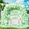 Palloncini Verdi Pastello, 143 Pezzi Dimensioni Diverse Macaron Verde Arco di Palloncini Kit con Nastro per Ragazze Donne Festa di Compleanno Fidanzamento Matrimonio Battesimo Baby Shower Decorazioni