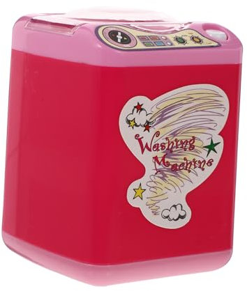 TOYANDONA 1stk Mini-Waschmaschine Puppenwaschmaschine Bürste Puff Waschmaschine Reinigungslösung Für Make-up-Pinsel Waschmaschine Vorgeben Mini-Spielzeug Plastik Puderquaste Kind Waschmittel
