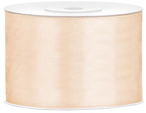 Satinband Auswahl aus 25 Farben und 6 Breiten 3mm 6mm 12mm 25mm 38mm 50mm Dekoband als Deko für Hochzeit, zum Basteln, als Geschenkverpackung