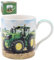 Tractor Design (Green, Yellow Wheels) Fine China Mug