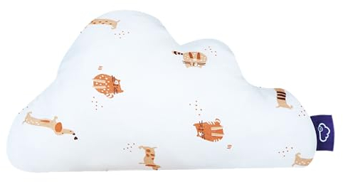 Träumeland GmbH Kuschelkissen Wolke Cats&Dogs, 36 x 21 x 12 cm