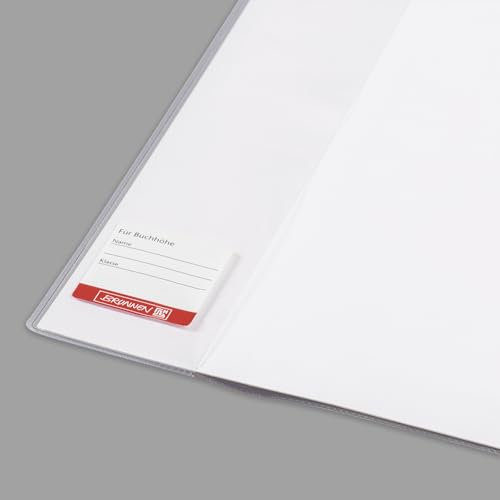Brunnen Buchumschlag Buchhülle für Buchhöhe 26,5cm (12 Buchschoner + 3 Umschläge für Workbooks)