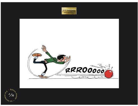 Poster Kollektion Akimoff Franquin Gaston Lagaffe, Bowling (40 x 30 cm)