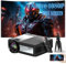 Projector with Wifi and Bluetooth,Staratlas+ Native Resolution 1080P,Tv Projector for Bedroom,Support Screen Mirror,Mini Portable Projector,12000L,Movie Projector Indoor,Bedroom Projector for Ceiling