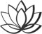 Pflanzen Botanical Skulptur 3D-Druck Boho Line Art Dekoartikel Wohnzimmer Deko Minimalistische Deko (Lotus)